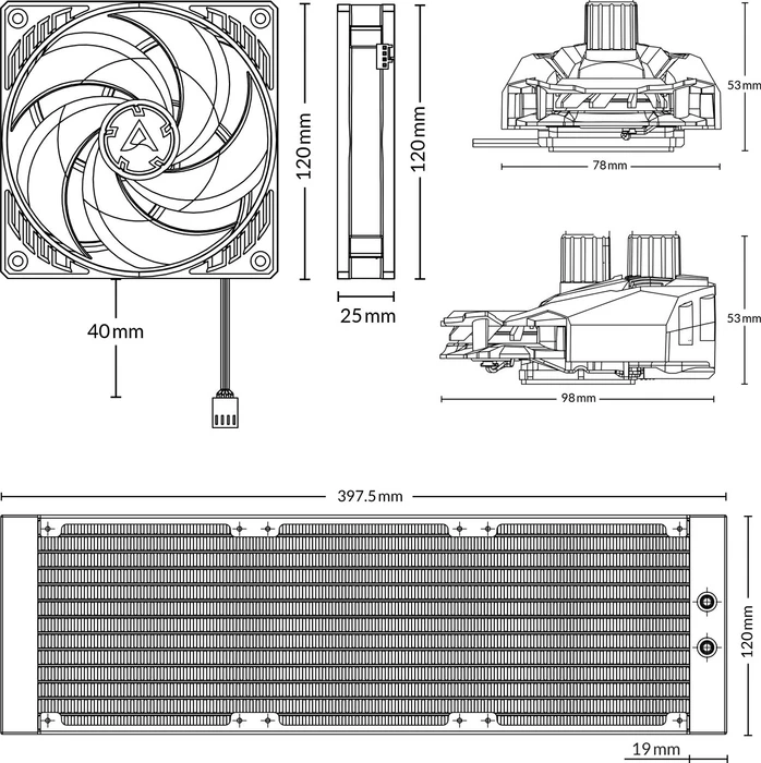ARCTIC Liquid Freezer II 360 Rev.2