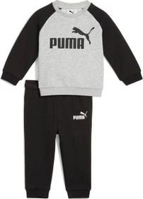 Puma Minicats Essentials Raglan Crew Trainingsanzug puma black (Junior)