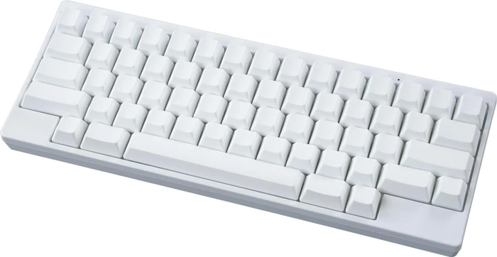Happy Hacking Keyboard Professional Hybrid Type-S Snow, Pure White, ohne Tastenbeschriftung, Topre Capacitive, USB/Bluetooth, US