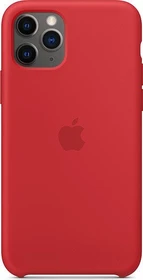 Apple Silikon Case für iPhone 11 Pro rot