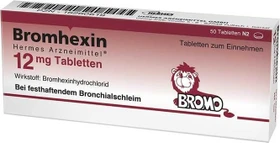 Hermes Bromhexin 12mg Tabletten, 50 Stück