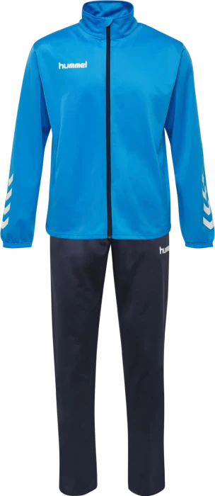 hummel Promo Poly Trainingsanzug diva blue/marine (Junior)