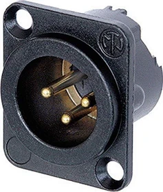 Neutrik NC3MD XLR-Steckverbinder schwarz
