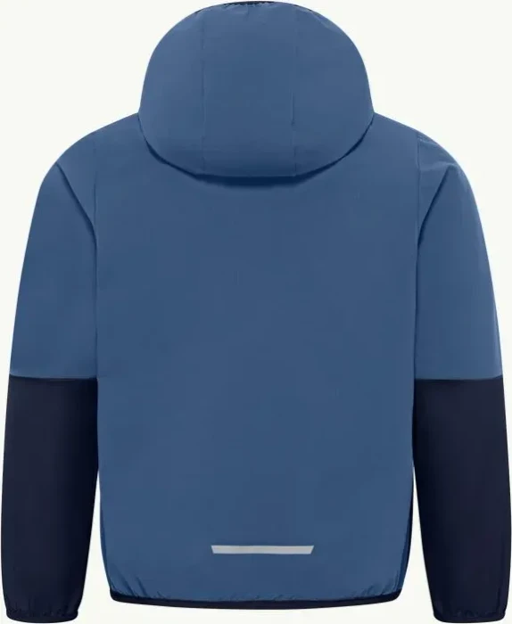 Jack Wolfskin Turbulence Hooded Funktionsjacke night blue (Junior)