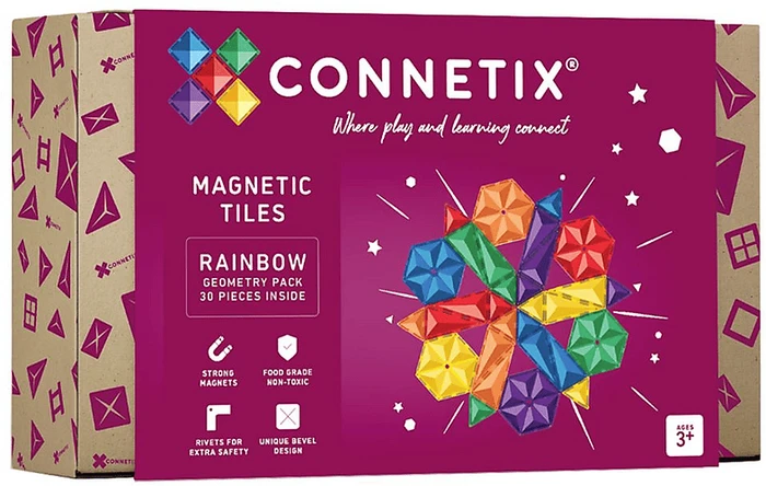 Connetix 30 Rainbow Geometry Pack (CON-EU-30G)