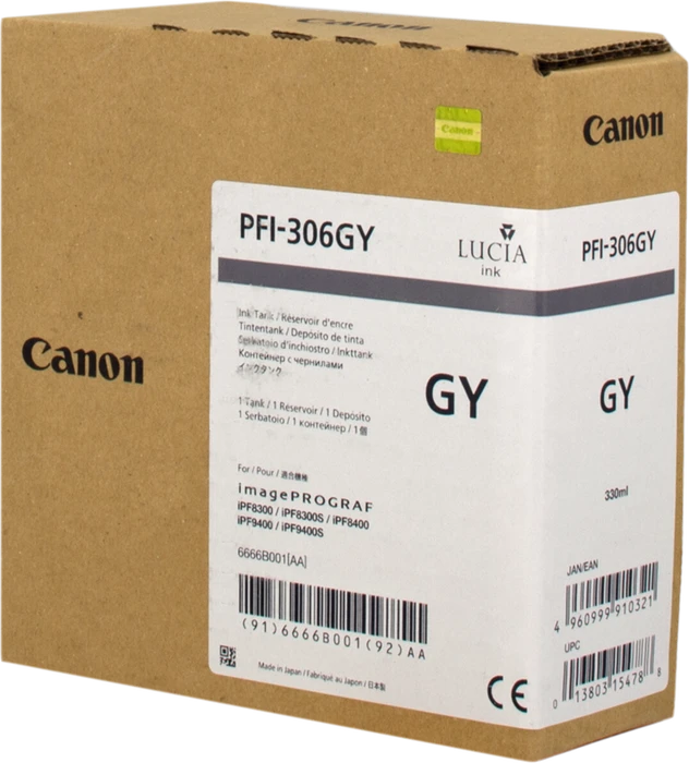 Canon Tinte PFI-306GY grau