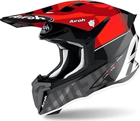 Airoh Twist 2.0 Tech schwarz/weiß/rot