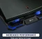 Klim Cyclone, Notebook-Stand/Notebook-Kühler 11-19", schwarz/blau Vorschaubild