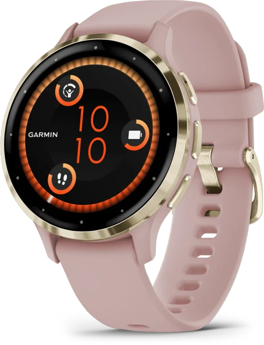 Garmin Venu 3S soft gold/dust rose