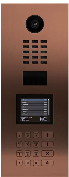 DoorBird D21DKV IP Video Türstation für Mehrfamilienhäuser/Gebäudekomplexe