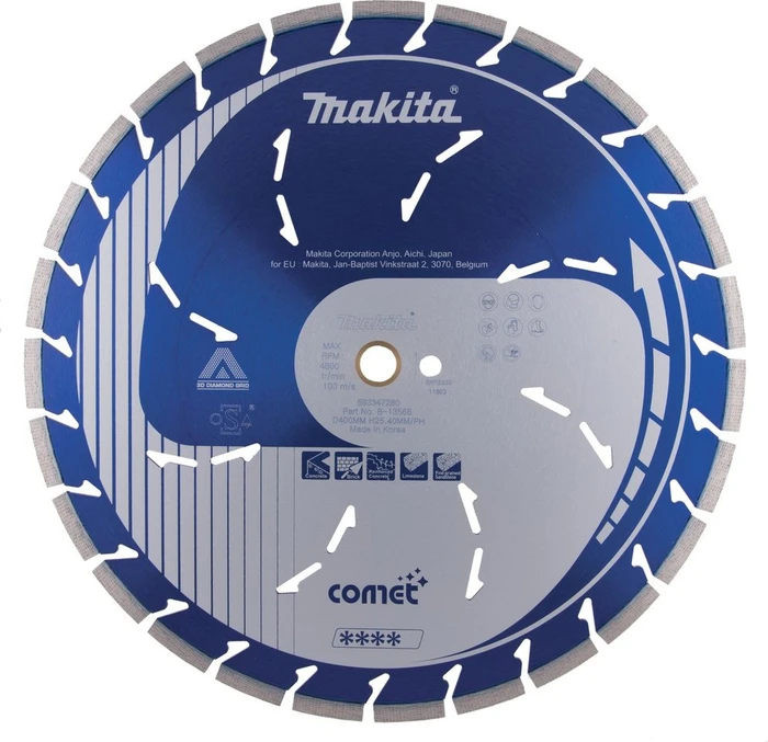Makita Comet Diamanttrennscheibe, 400x3.2x25.4mm, 1 Stück