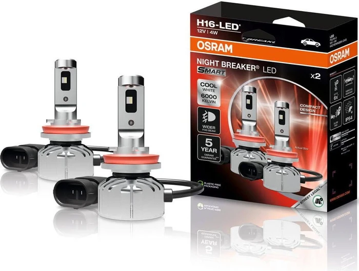 Osram Night Breaker LED Smart H16, 2er-Pack Box