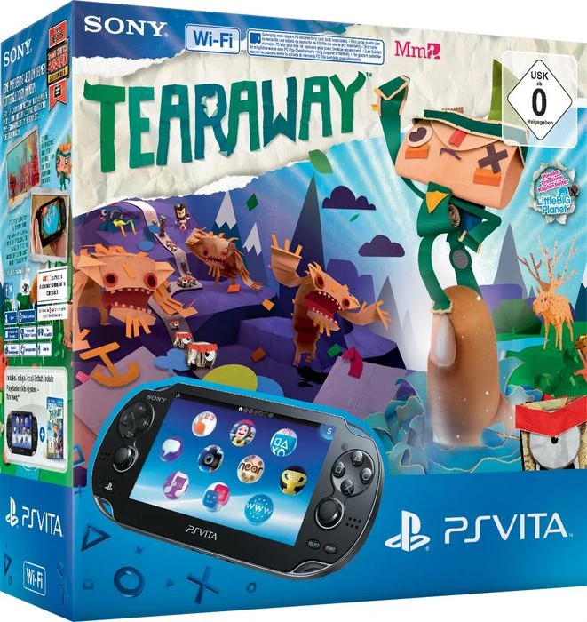 Sony PlayStation Vita Wi-Fi - Tearaway Bundle schwarz