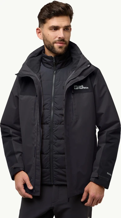 Jack Wolfskin Jasper 3in1 Funktionsjacke phantom (Herren)
