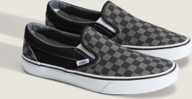 Vans Slip On Classic Checkerboard schwarz/grau