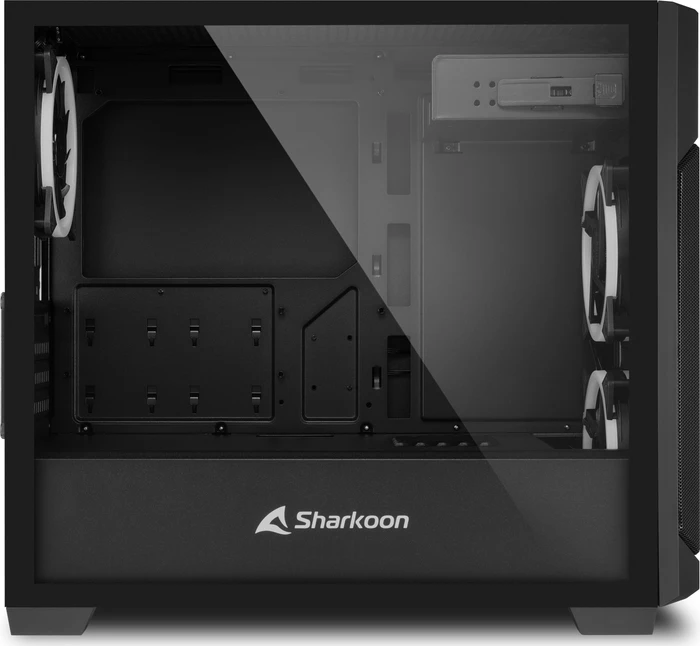 Sharkoon V1000 RGB, Glasfenster
