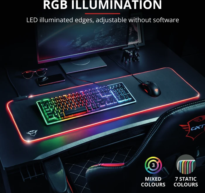 Trust Gaming GXT 764 Glide-Flex XXL RGB Mouse Pad