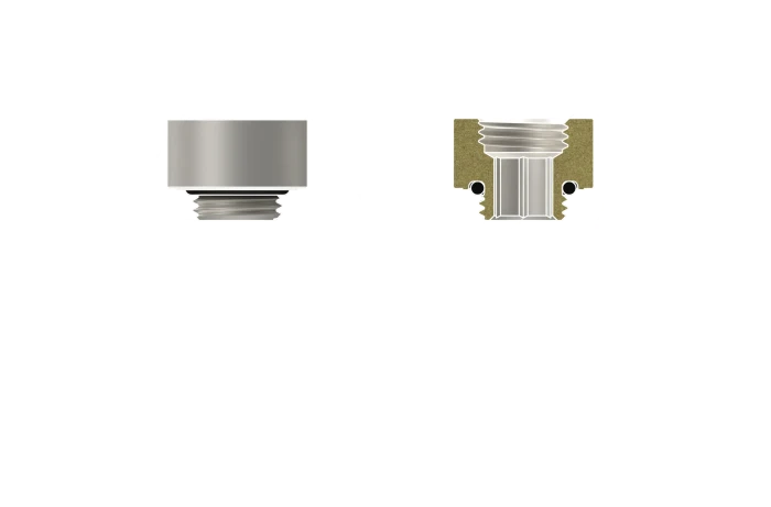 Thermal Grizzly DeltaMate Extender MF10, G1/4", matt nickel