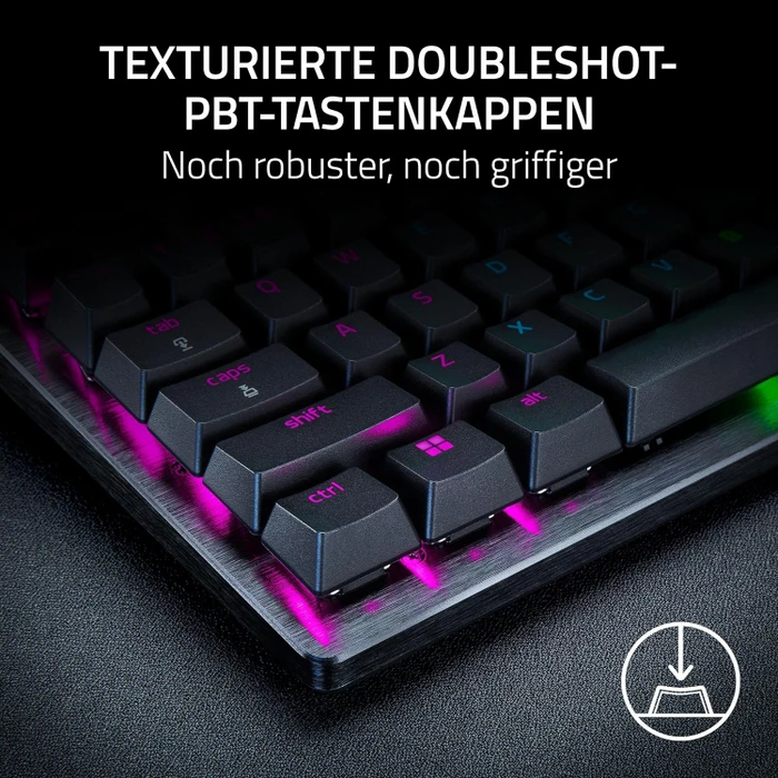 Razer Huntsman V3 Pro, schwarz, LEDs RGB, Razer Analog Optical Switch Gen-2, USB, DE