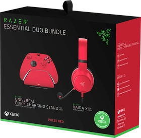 Razer Kaira X for Xbox Pulse Red Essential Duo Bundle