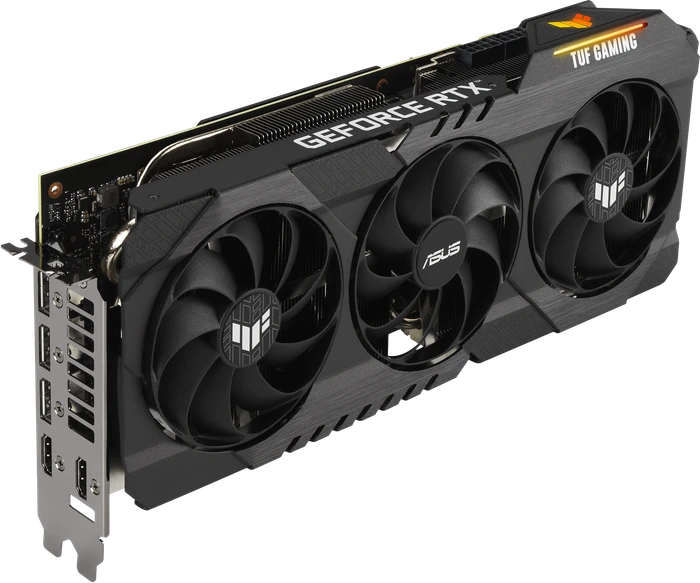 ASUS TUF Gaming GeForce RTX 3070 Ti V2, TUF-RTX3070TI-8G-V2-GAMING, 8GB GDDR6X, 2x HDMI, 3x DP