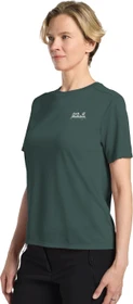 Jack Wolfskin Vonnan Graphic Funktionsshirt kurzarm outdoor sago palm (Damen)