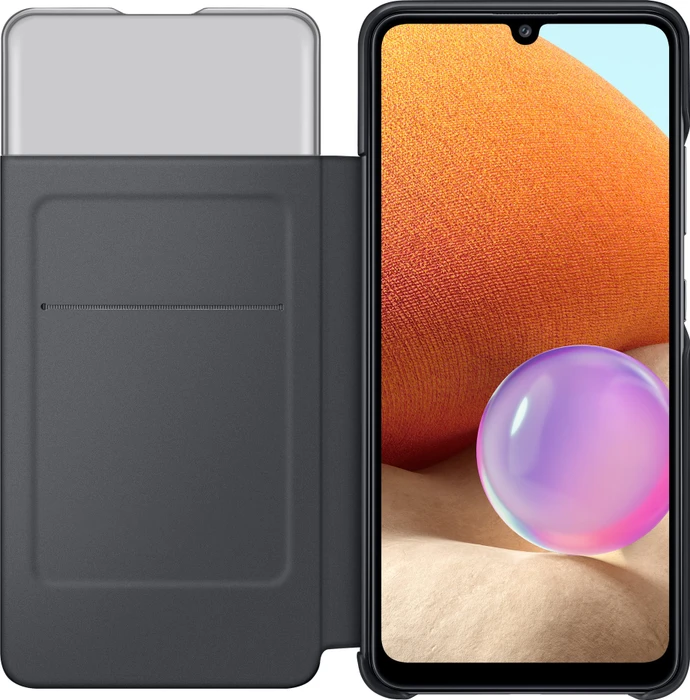 Samsung S-View Wallet Cover für Galaxy A32 schwarz