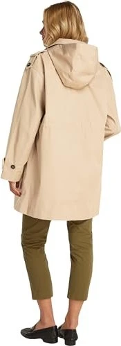 Tommy Hilfiger Cotton Hood Trenchcoat Mantel beige (Damen)