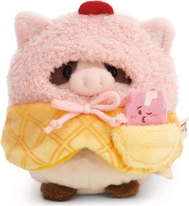 Nici MyMochi Yummi Edition Kuh Moona mit Milch-Shake und Softeiskostüm Geschenkbox 8cm