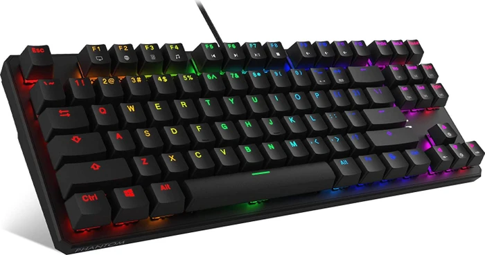 Tecware Phantom 87 TKL, LEDs RGB, Outemu Red, USB, US