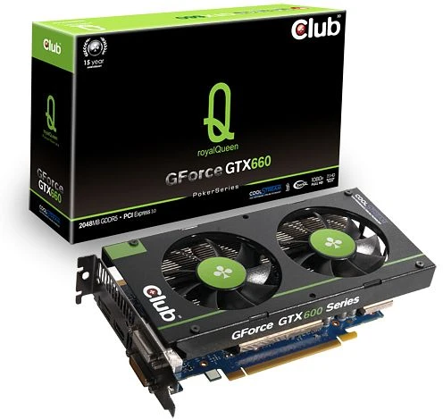 Club 3D GeForce GTX 660 Ti royalQueen, 2GB GDDR5, 2x DVI, HDMI, DP