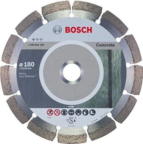 Bosch Professional Standard for Concrete Diamanttrennscheibe, 180x2x22.23mm, 1 Stück