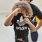 adidas Trefoil T-Shirt kurzarm schwarz/weiß (Junior) Vorschaubild