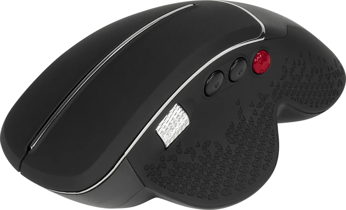 ISY IEM-3000 Wireless Ergonomic Mouse schwarz/silber, USB