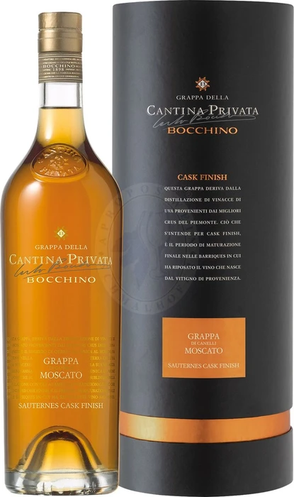 Bocchino Grappa della Cantina Privata Cask Finish di Moscato 700ml