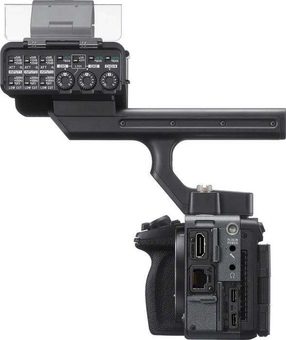 Sony ILME-FX5 mit XLR-Griffeinheit