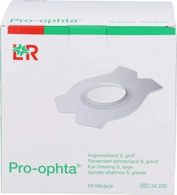 Lohmann & Rauscher Pro-ophta Augenverband groß Größe S, 50 Stück