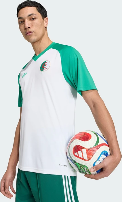 adidas FIFA WM 2026 Algerien Aufwärmtrikot kurzarm weiß (Herren)