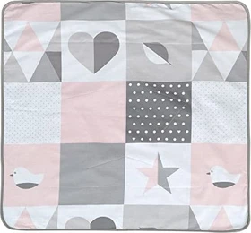 roba Happy Patch Kuscheldecke rosa