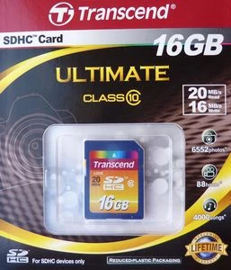 Transcend 16GB, Class 10