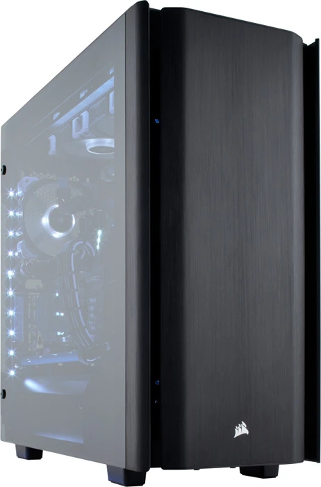 Corsair Obsidian 500D, Glasfenster