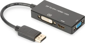 Digitus DisplayPort auf HDMI/DVI/VGA Adapter (AK-340418-002-S)