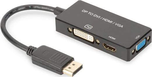 Digitus DisplayPort auf HDMI/DVI/VGA Adapter