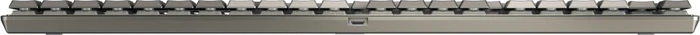 Cherry KC 500 MX LP, warm grey, MX LOW PROFILE 2.0 IVORY, USB, DE