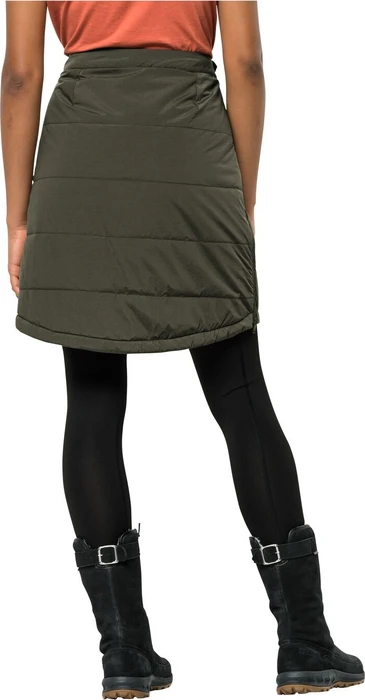 Jack Wolfskin Alpenglühen Skirt Rock kurz island moss (Damen)