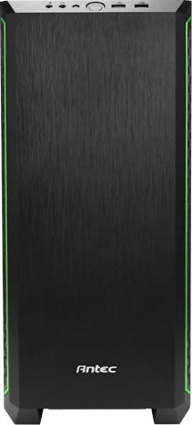 Antec P7 schwarz/grün, Acrylfenster