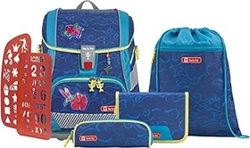 Step by Step 2in1 Plus Reflect Rainbow Colibri Schultaschen-Set, 6-tlg.