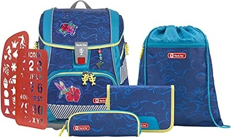 Step by Step 2in1 Plus Reflect Rainbow Colibri Schultaschen-Set, 6-tlg.