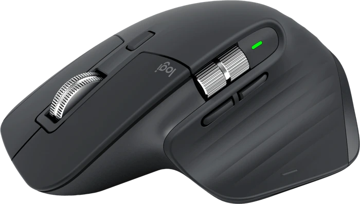 Logitech MX Master 3S Bluetooth Edition, Graphite, Logi Bolt, USB/Bluetooth