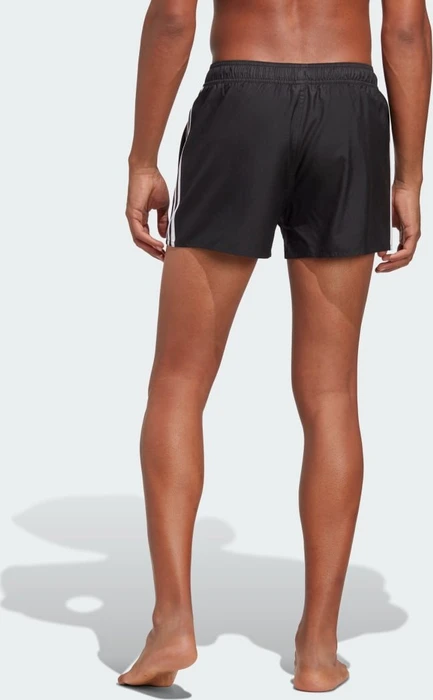 adidas 3-Streifen CLX Badeshorts schwarz/weiß (Herren)